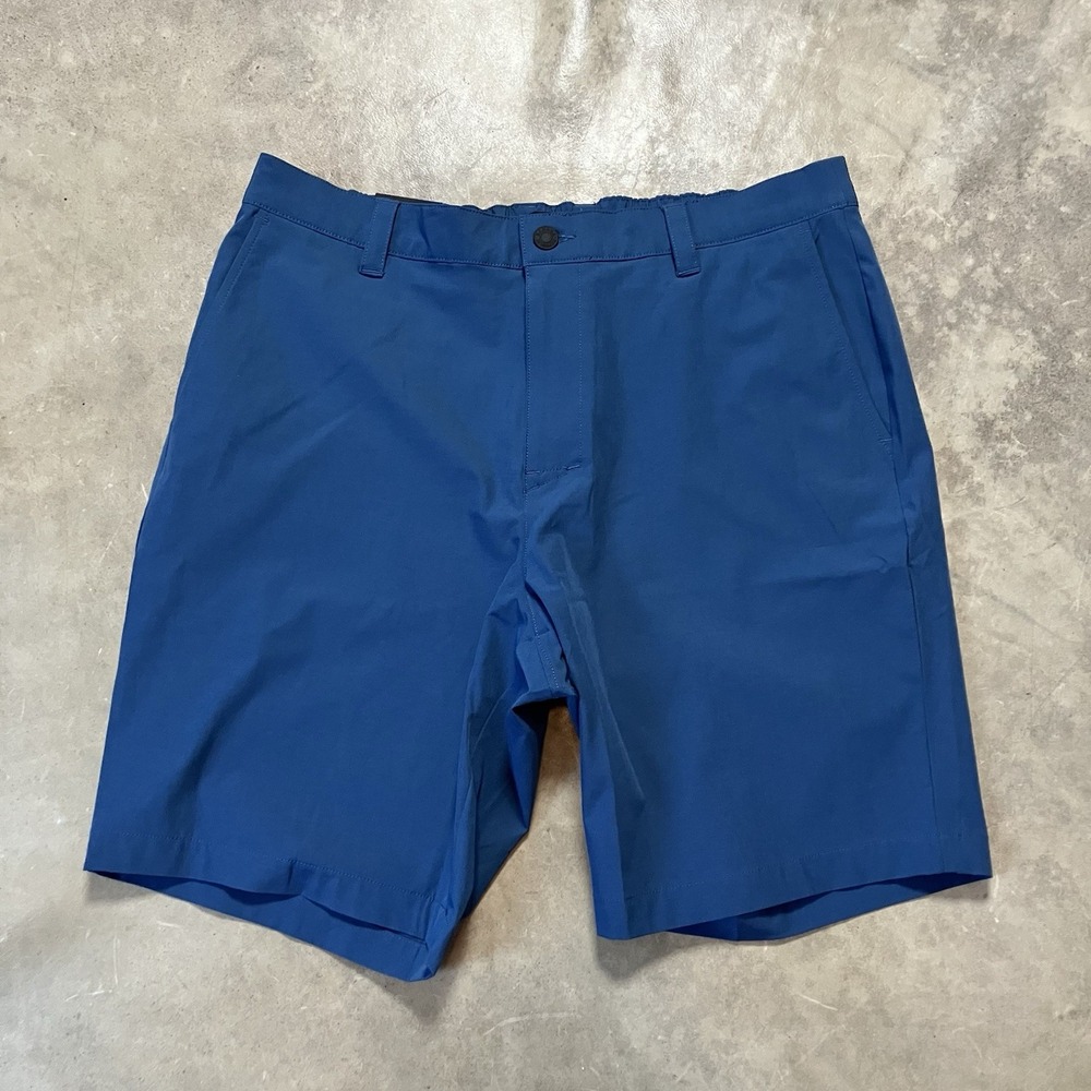 Banana Republic Shorts Mens Sz 36 Blue Comfort Flat Front Stretch Comfort‎ Waist